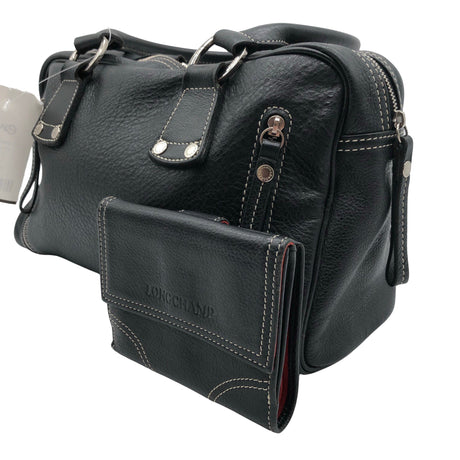 Naisten Longchamp - Käsilaukku, koko Midi - Musta (2)