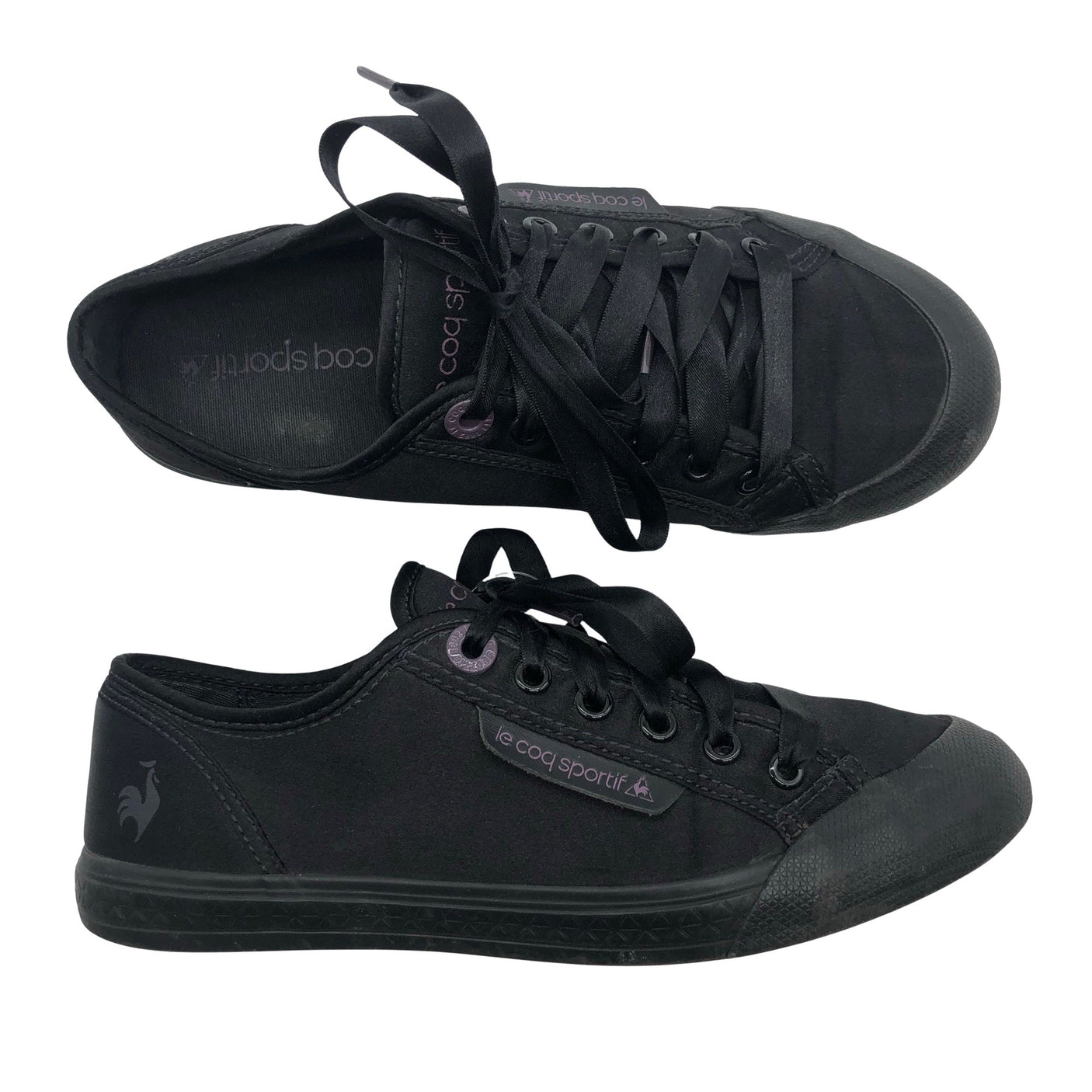 Naisten Le Coq Sportif - Tennarit, koko 35 - Musta (1)