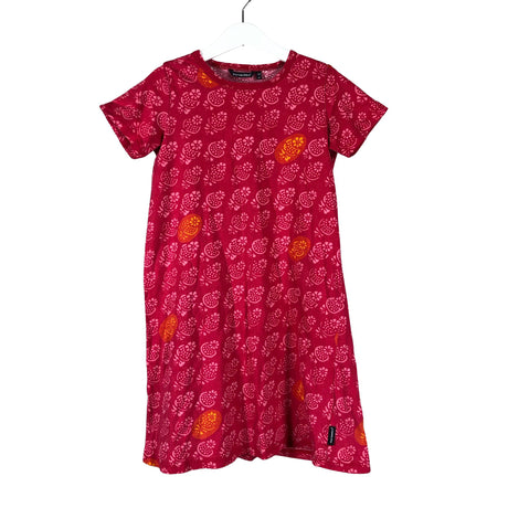 Tyttöjen Marimekko - Trikoomekko, koko 110 - 116 - Pinkki ()