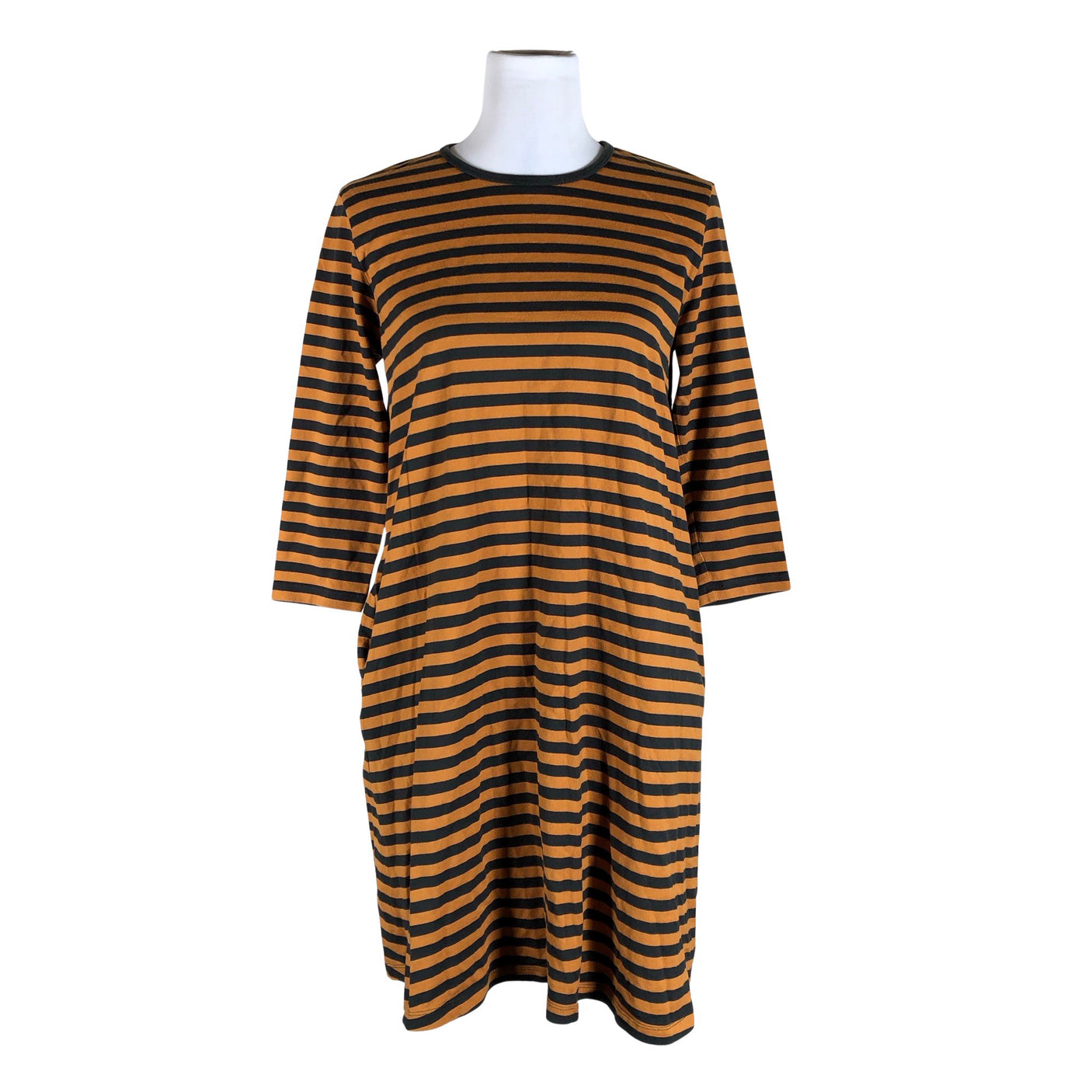 Naisten Marimekko - Trikoomekko, koko 38 - Keltainen (1)