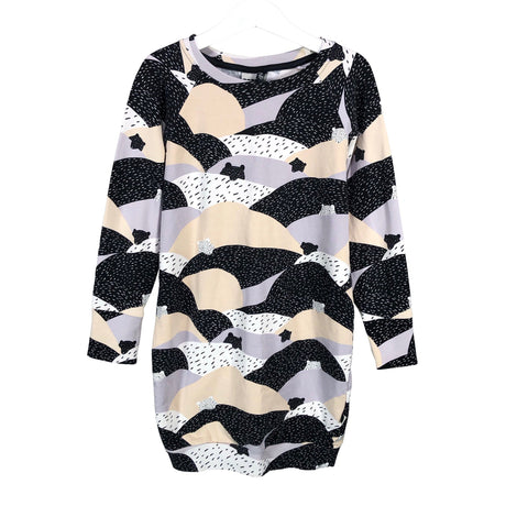 Tyttöjen Papu - Trikoomekko, koko 110 - 116 - Beige ()