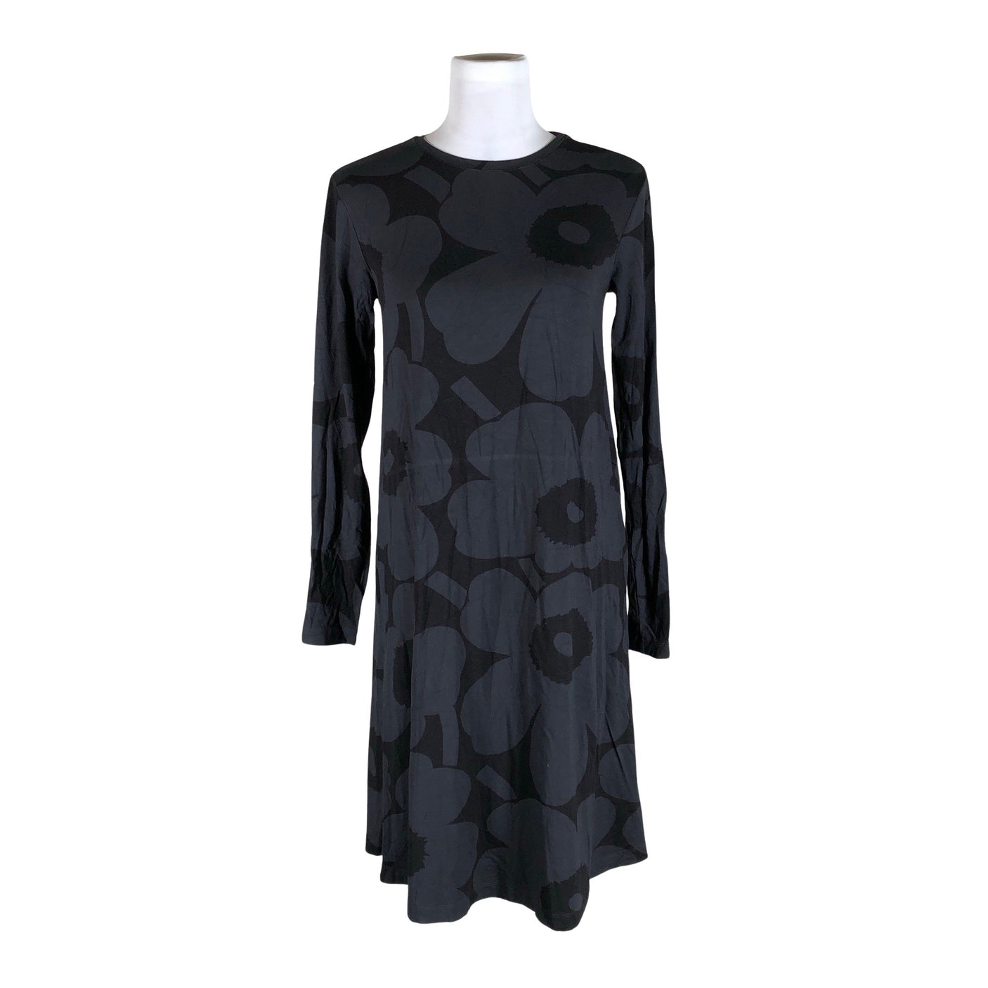 Naisten Marimekko - Trikoomekko, koko 34 - Harmaa (1)