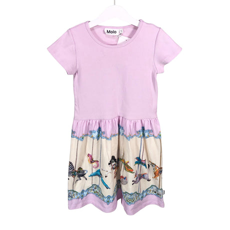 Tyttöjen Molo Kids - Trikoomekko, koko 134 - 140 - Violetti ()