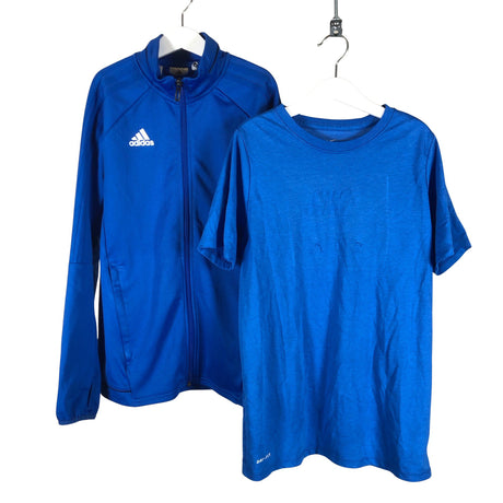 Unisex Adidas - Verryttelytakki, koko 152 - 158 - Sininen ()