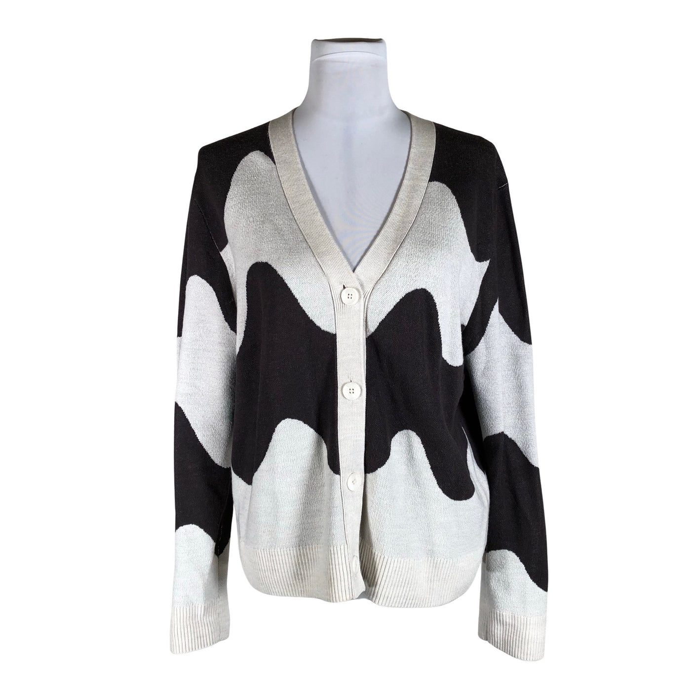 Naisten Marimekko - Neuletakki, koko 40 - Harmaa (1)