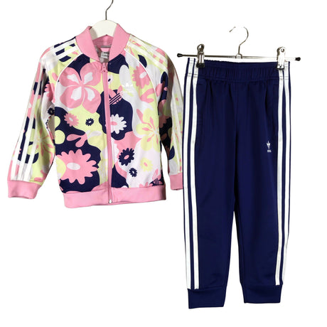 Tyttöjen Adidas - Urheiluasu, koko 104 - 110 - Vaaleanpunainen ()