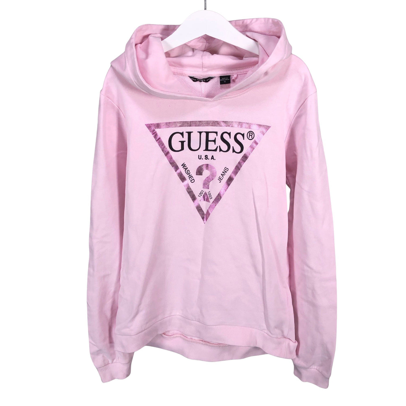 Tyttöjen Guess - Huppari, koko 146 - 152 - Vaaleanpunainen (1)