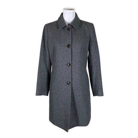 Naisten Benetton - Villakangastakki, koko 38 - Harmaa ()