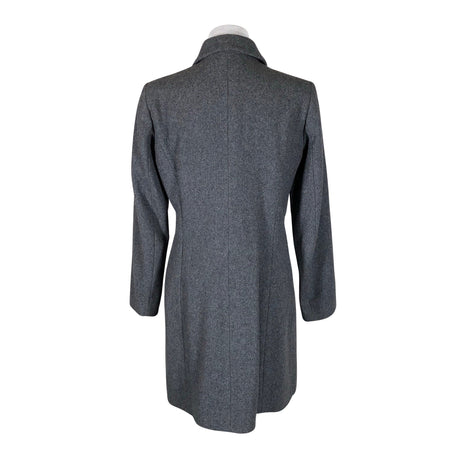 Naisten Benetton - Villakangastakki, koko 38 - Harmaa (2)