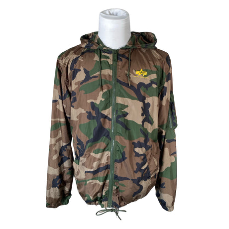 Miesten Alpha Industries - Ulkoilutakki, koko L - Vihreä ()