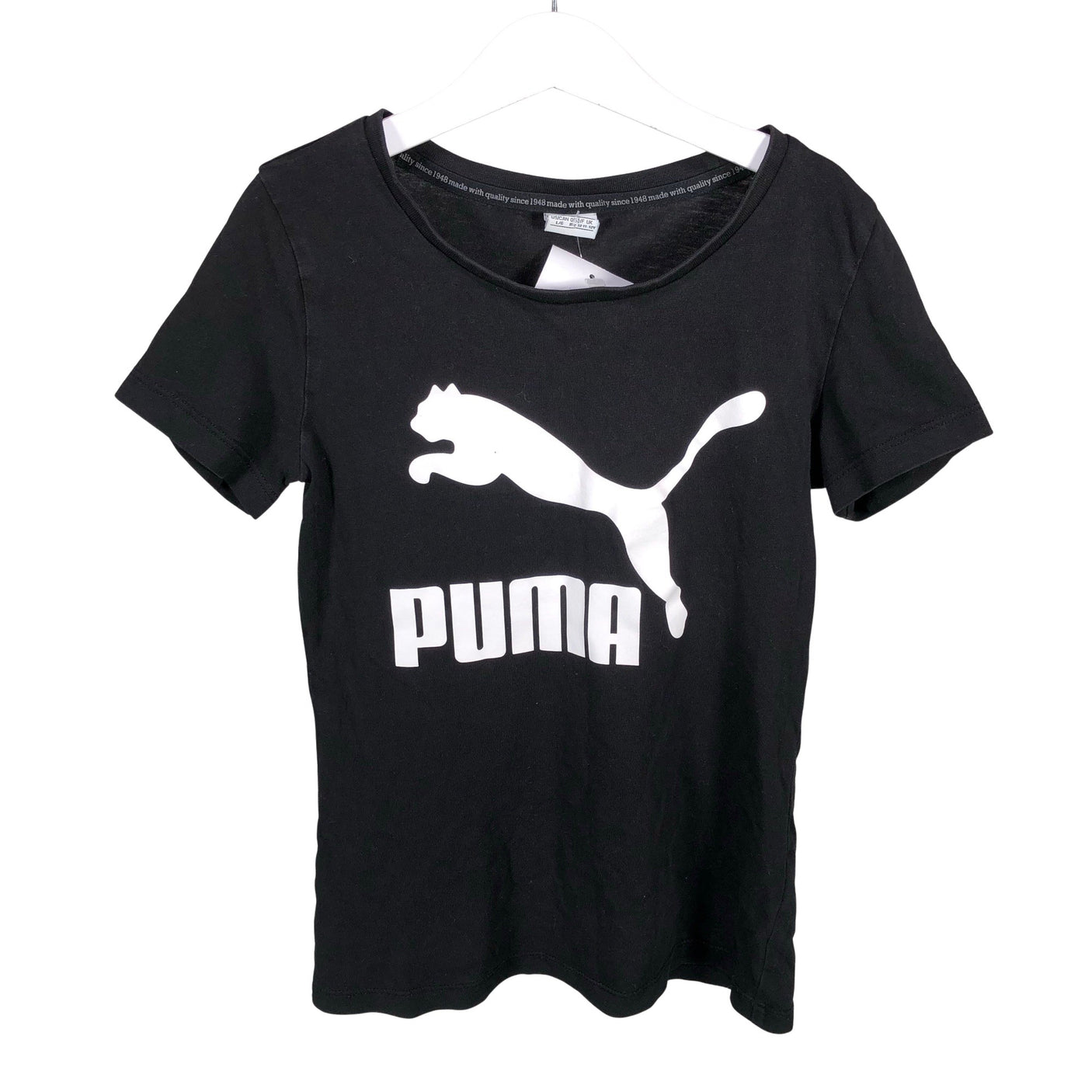 Unisex Puma - T-paita, koko 146 - 152 - Musta (1)
