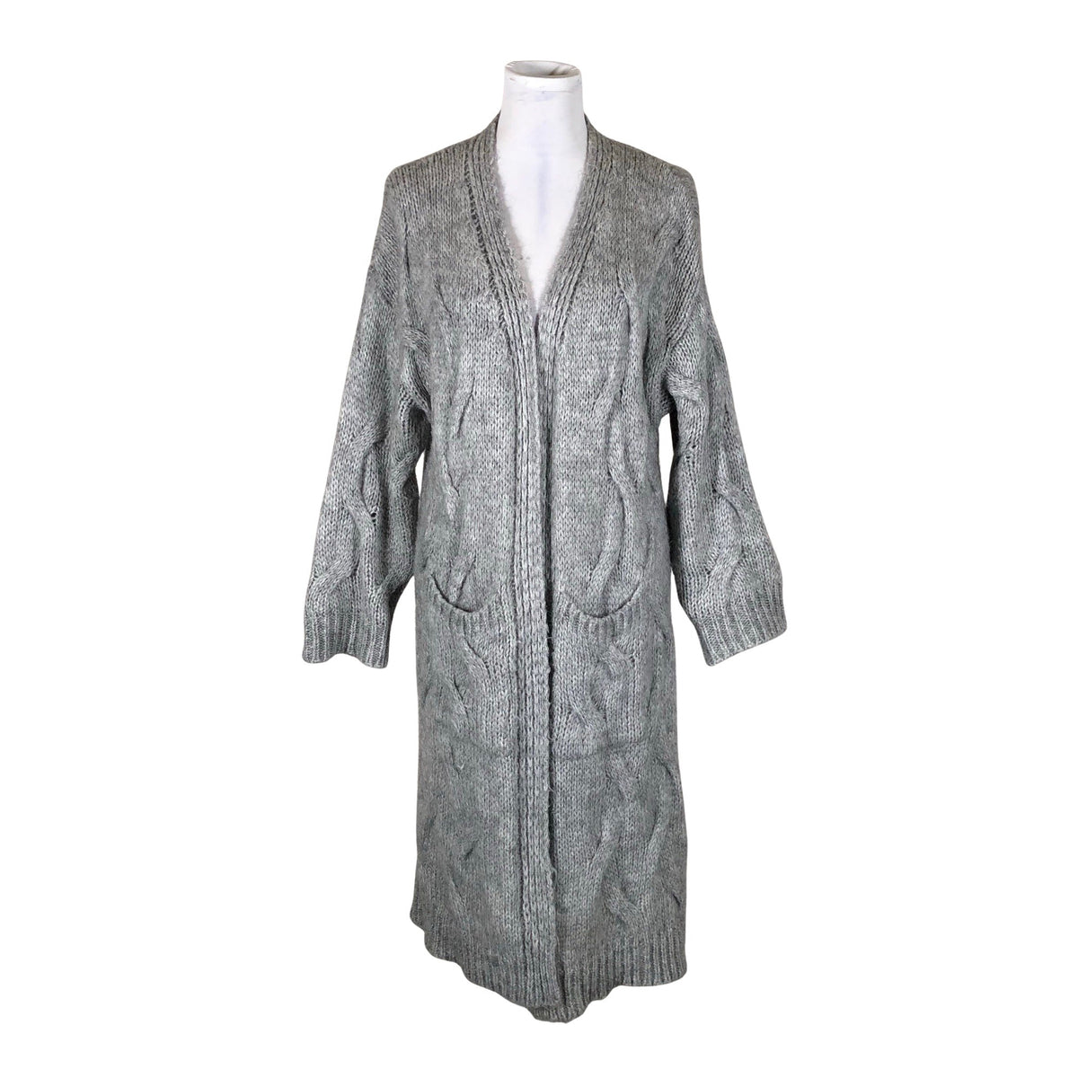 Naisten Bohemiana - Neuletakki, koko One size - Harmaa (1)