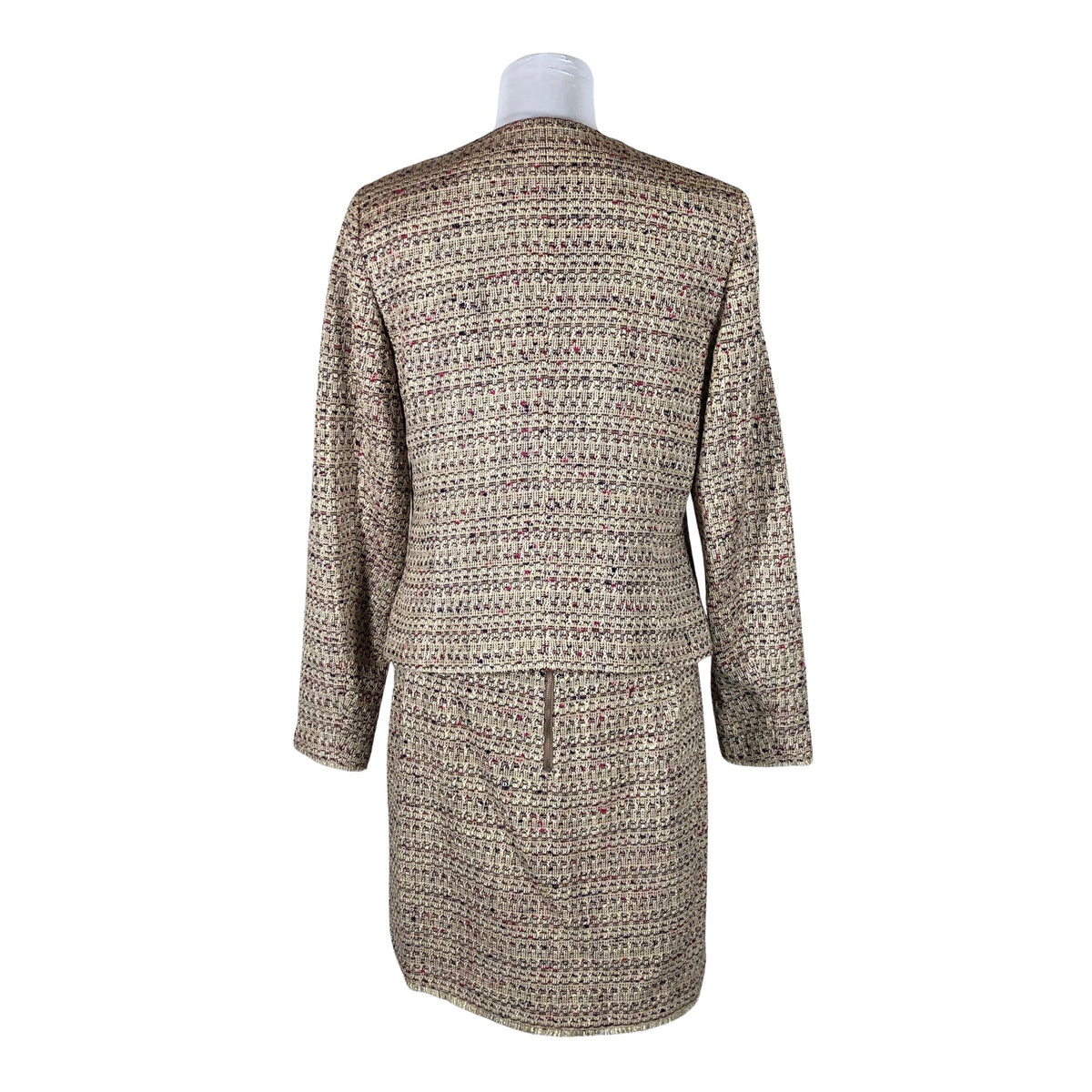 Naisten Esprit - Jakkupuku, koko 40 - Beige (2)