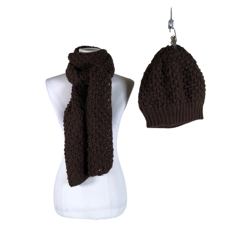 Naisten Handmade - Talvipipo, koko 58 - 60 cm - Ruskea ()