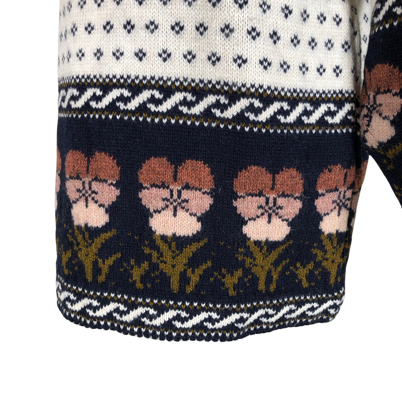 Naisten Handmade - Neulepaita, koko 40 - Valkoinen (3)