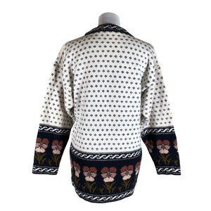 Naisten Handmade - Neulepaita, koko 40 - Valkoinen (2)