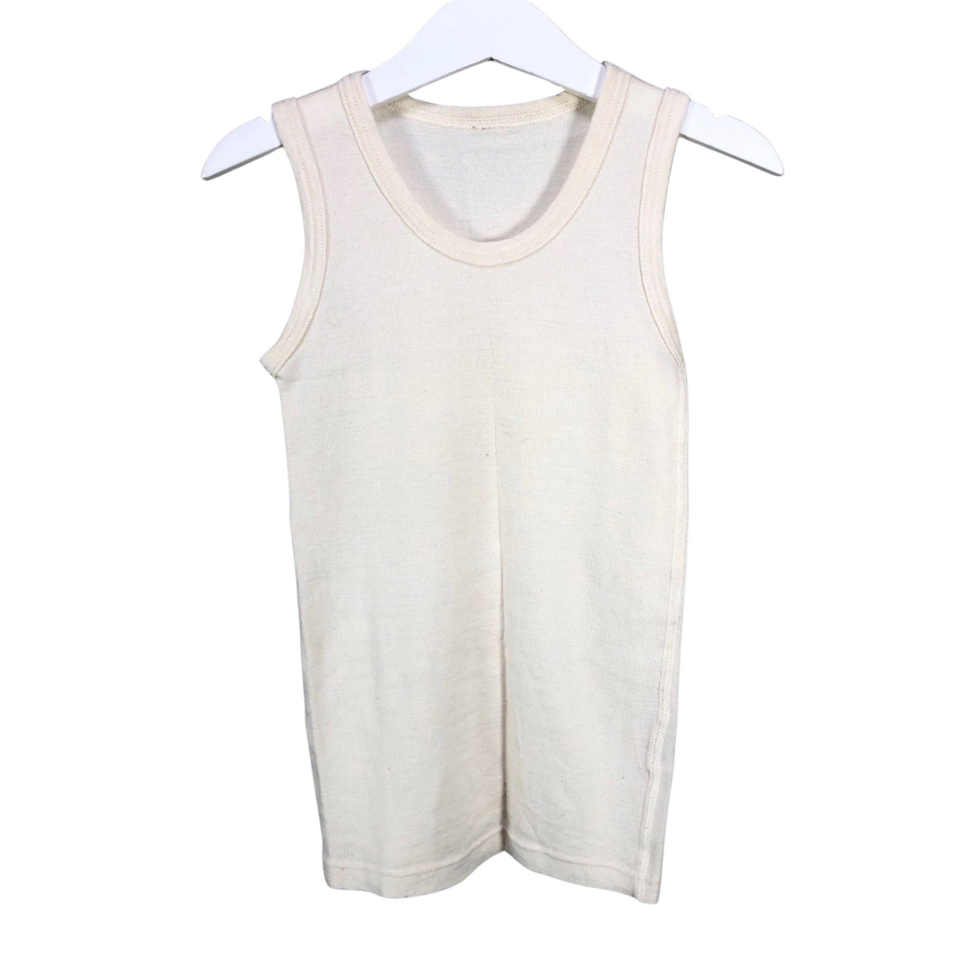 Unisex Ruskovilla - Toppi, koko 116 - 122 - Luonnonvalkoinen (1)