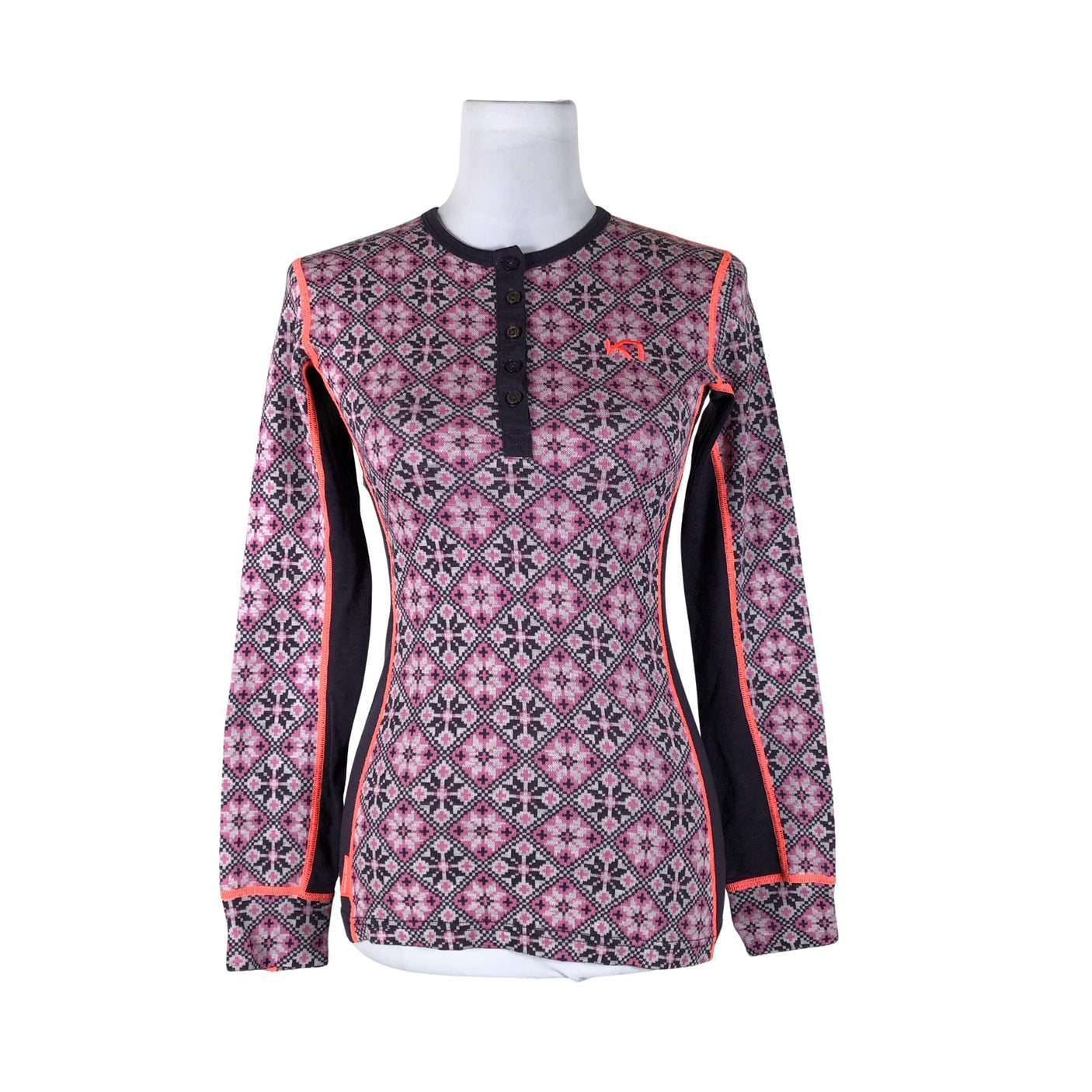 Naisten Kari Traa - Kerrastopaita, koko 38 - Vaaleanpunainen (1)