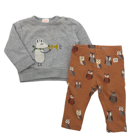 Unisex Hema - Collegepaita, koko 56 - 62 - Ruskea ()
