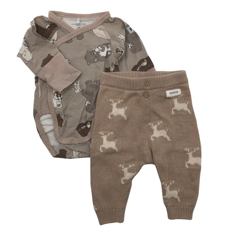 Unisex Polarn O. Pyret - Body, koko 56 - 62 - Beige ()
