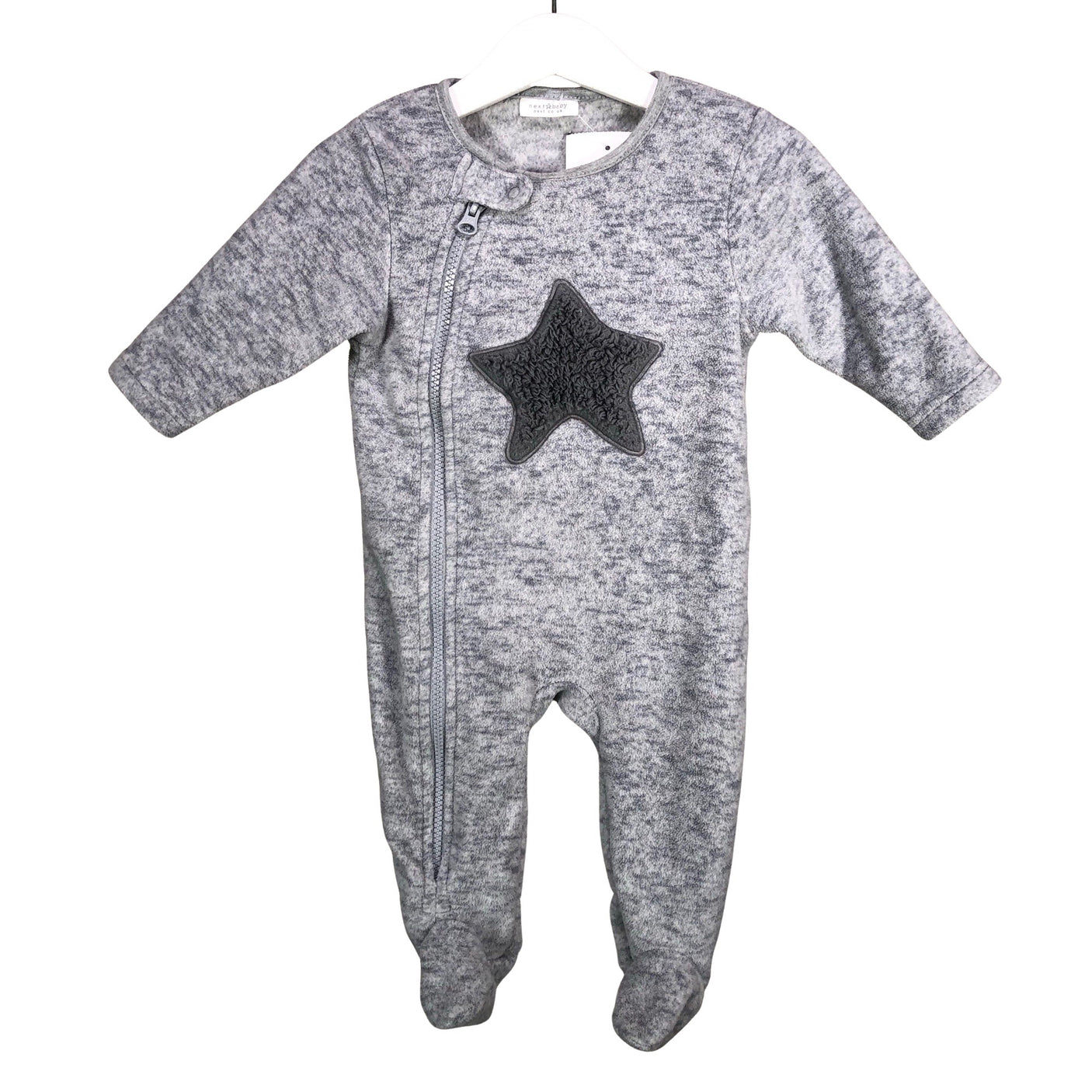 Unisex Next - Fleecehaalari, koko 56 - 62 - Harmaa (1)