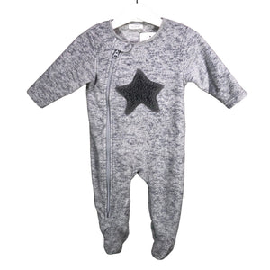 Unisex Next - Fleecehaalari, koko 56 - 62 - Harmaa (1)