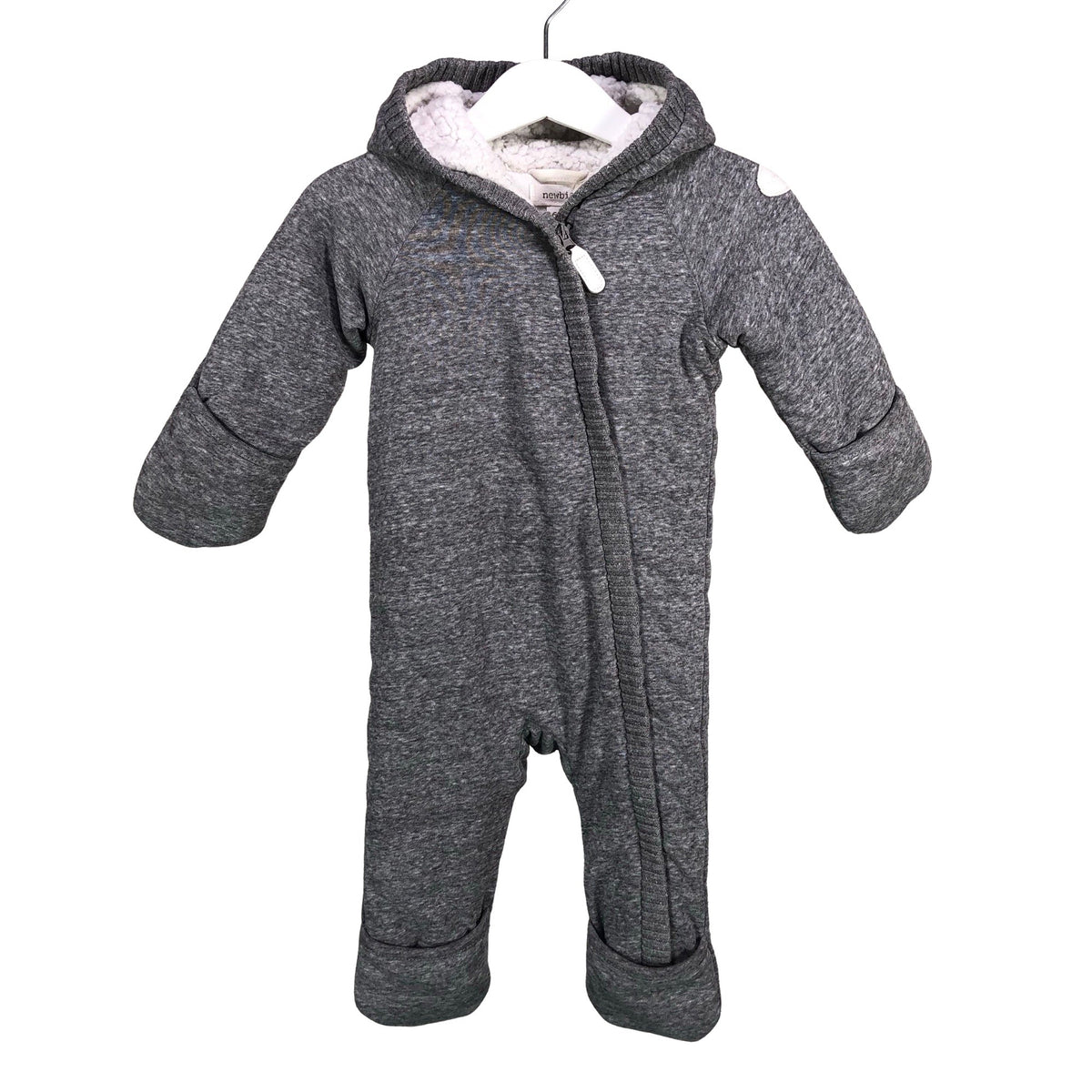 Unisex Newbie - Fleecehaalari, koko 56 - 62 - Harmaa (1)
