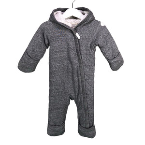 Unisex Newbie - Fleecehaalari, koko 56 - 62 - Harmaa (1)