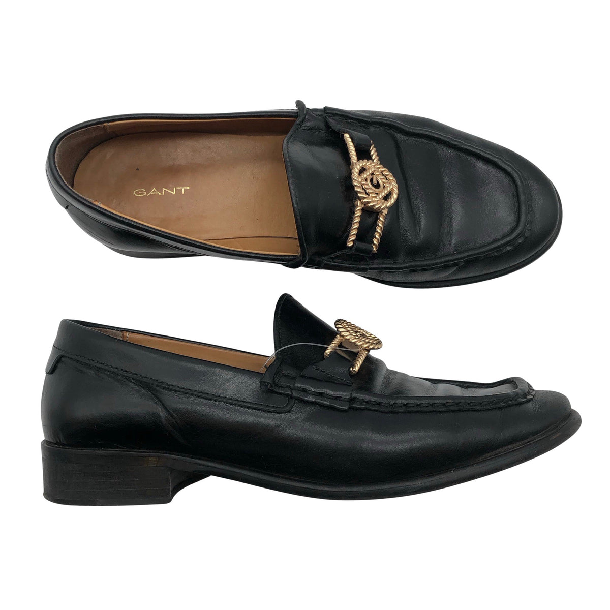 Naisten Gant - Loaferit, koko 38 - Musta (1)
