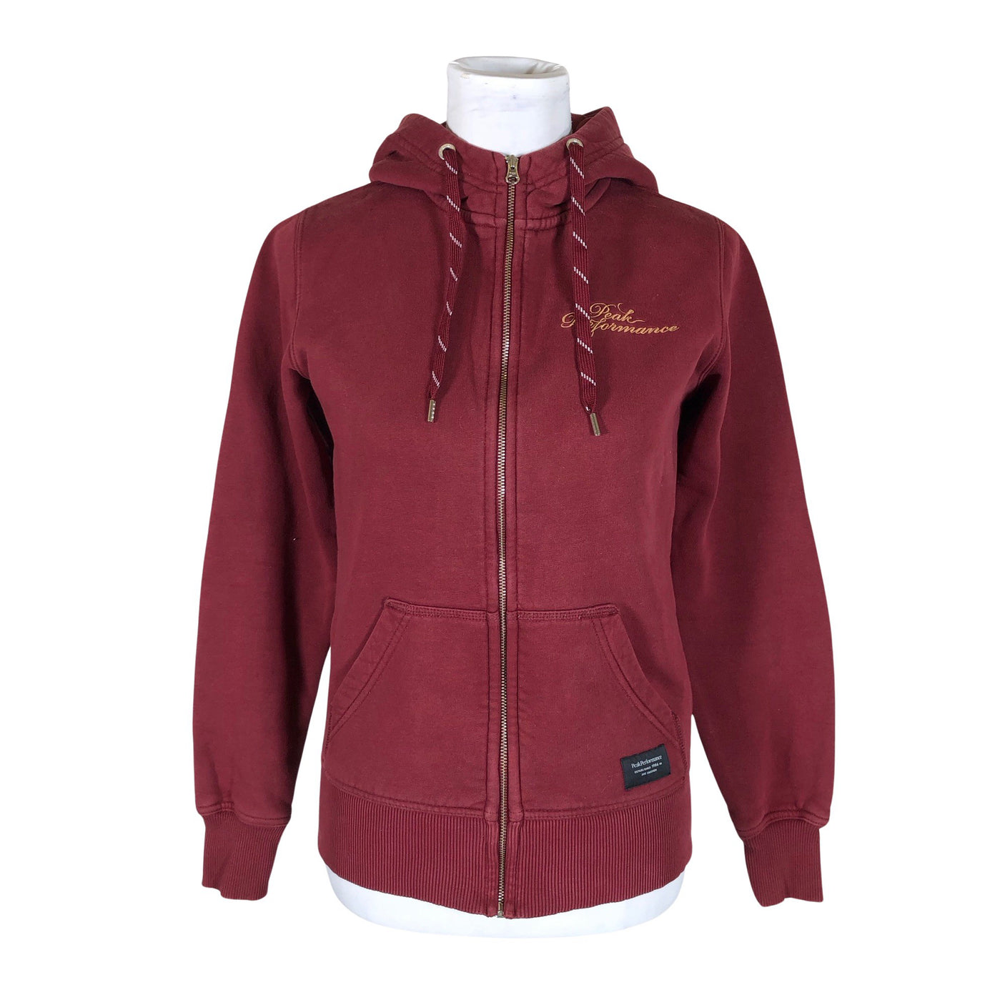 Naisten Peak Performance - Huppari, koko 36 - Viininpunainen (1)