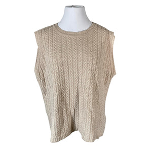 Naisten Papu - Neuleliivi, koko 42 - Beige (1)