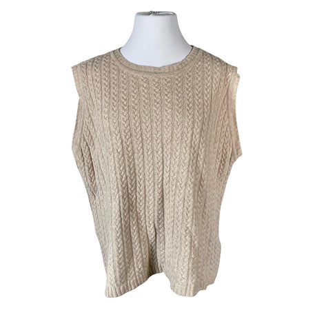 Naisten Papu - Neuleliivi, koko 42 - Beige ()