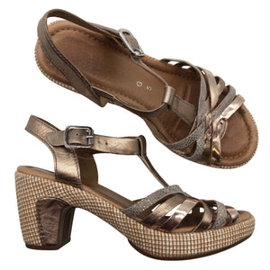 Naisten Gabor - Korolliset sandaalit, koko 38 - Beige (1)
