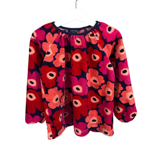 Tyttöjen Marimekko - Collegepaita, koko 110 - 116 - Pinkki (1)