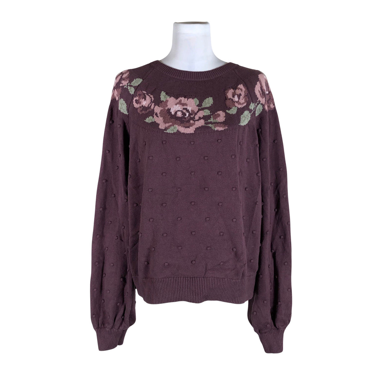 Naisten Newbie - Neulepaita, koko 40 - Violetti (1)