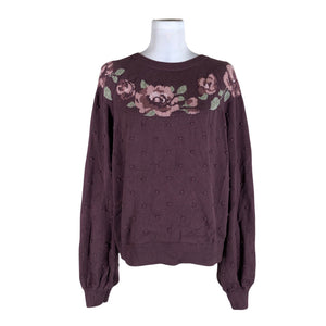 Naisten Newbie - Neulepaita, koko 40 - Violetti (1)
