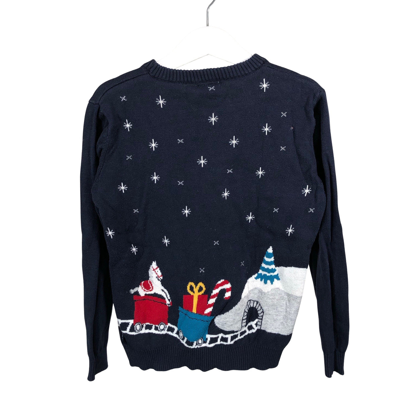 Unisex Polarn O. Pyret - Neulepaita, koko 110 - 116 - Sininen (2)