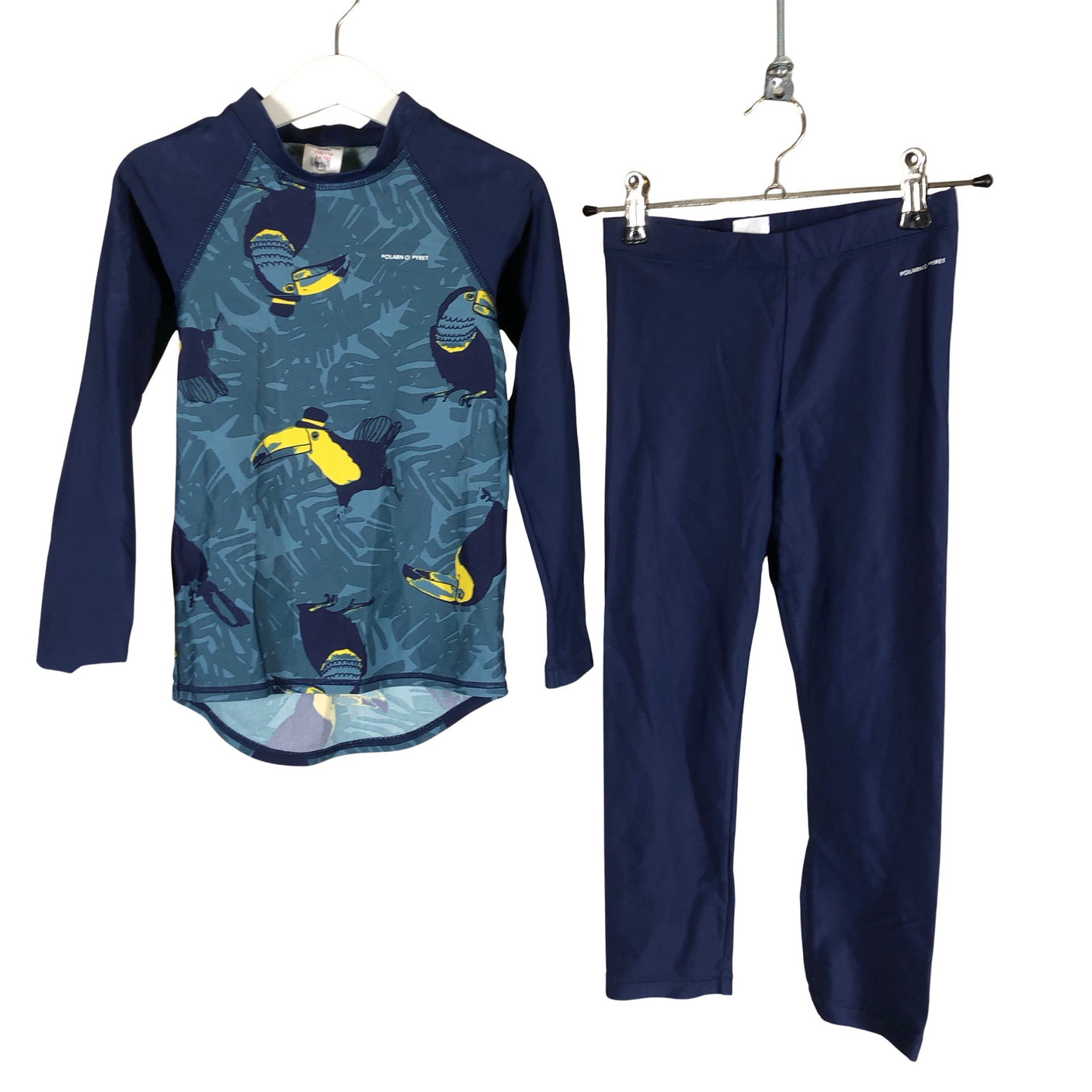 Unisex Polarn O. Pyret - Uimapuku, koko 110 - 116 - Sininen (1)
