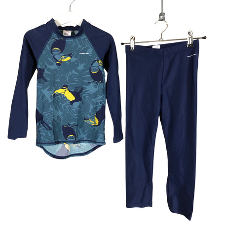 Unisex Polarn O. Pyret - Uimapuku, koko 110 - 116 - Sininen ()