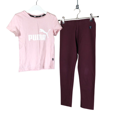Unisex Polarn O. Pyret - Leggingsit, koko 122 - 128 - Viininpunainen ()