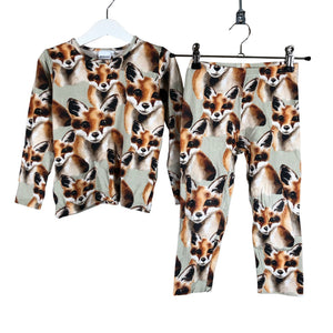 Unisex Metsola - Trikoopaita, koko 98 - 104 - Vihreä (1)