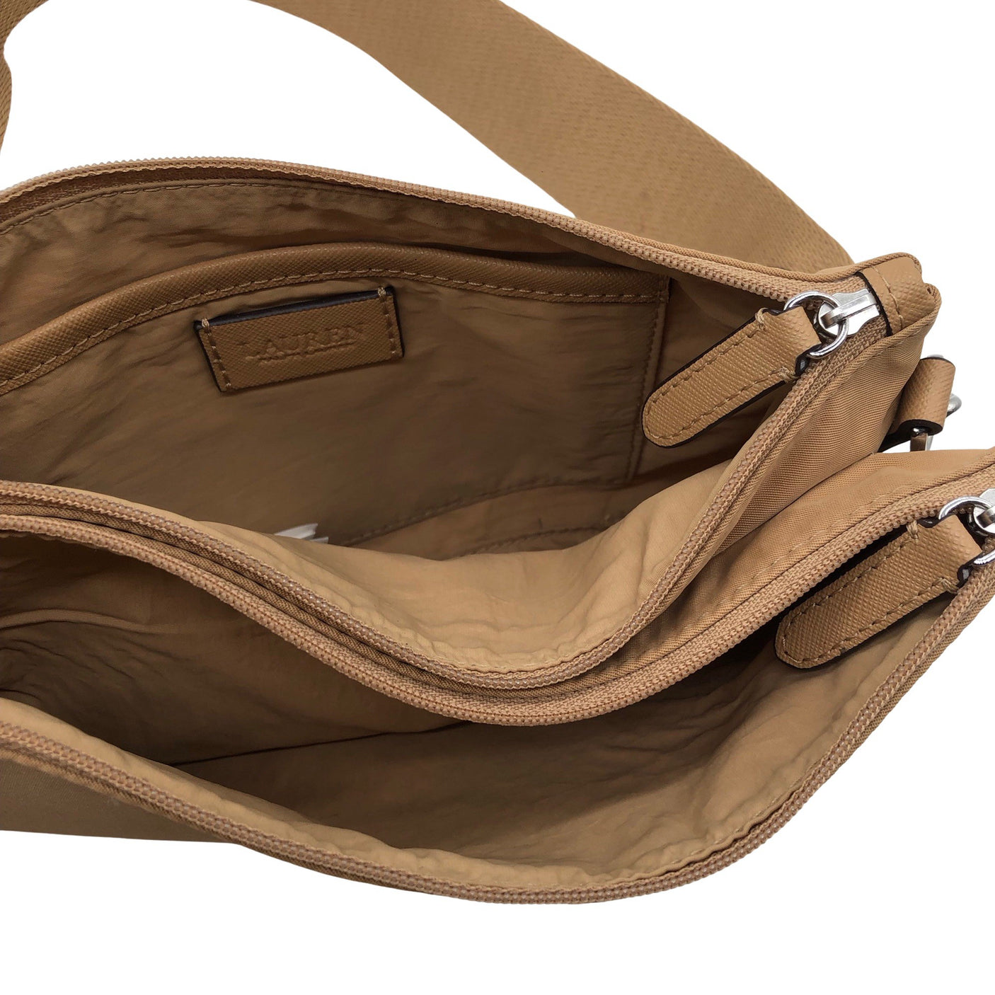 Naisten Lauren Ralph Lauren - Olkalaukku, koko Midi - Beige (3)