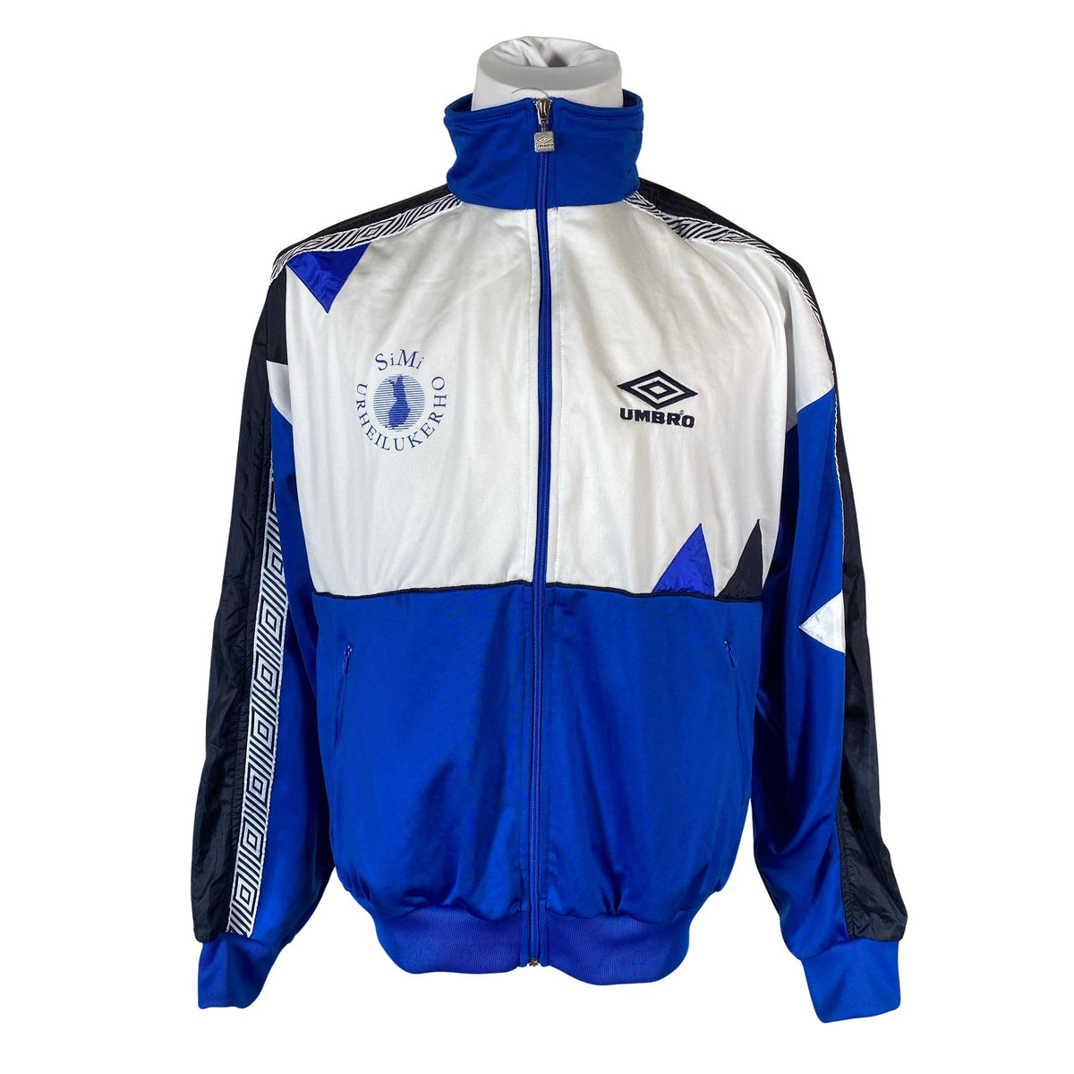 Miesten Umbro - Verryttelytakki, koko L - Sininen (1)