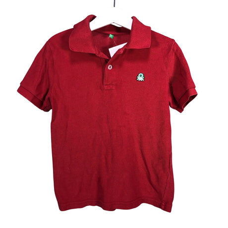 Unisex Benetton - Pikeepaita, koko 116 - 122 - Punainen ()
