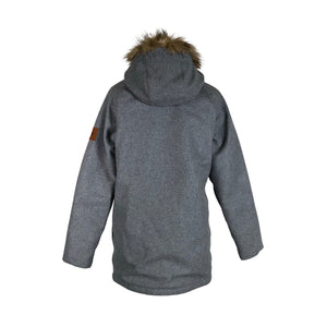 Naisten Makia - Villakangastakki, koko 34 - Harmaa (2)