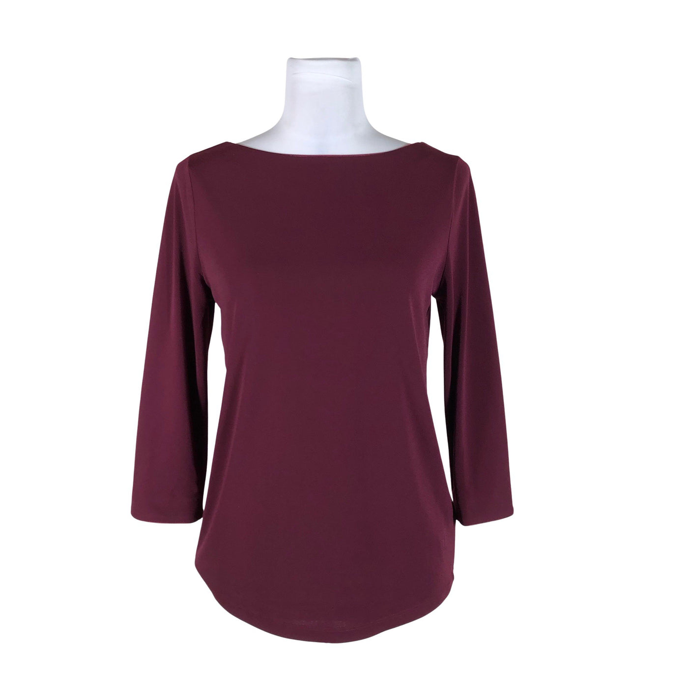 Naisten Esprit - Trikoopaita, koko 36 - Viininpunainen (1)
