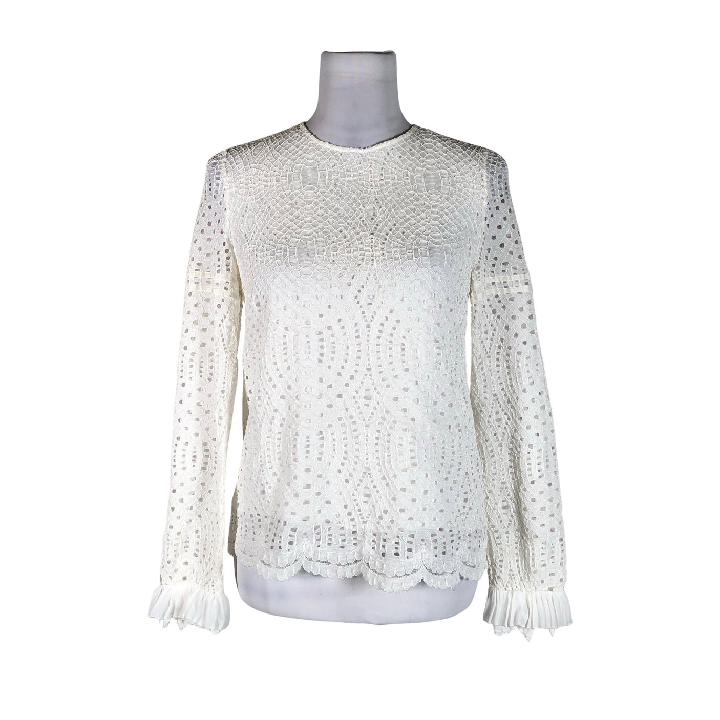 Naisten Massimo Dutti - Pusero, koko 40 - Valkoinen (1)