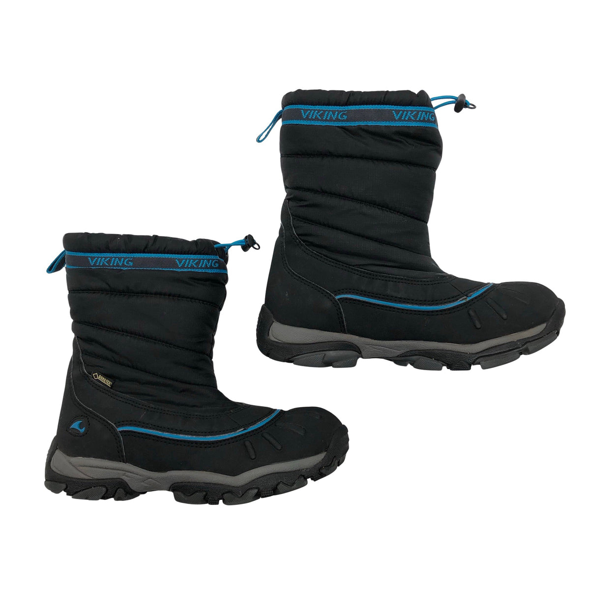 Unisex Viking - Talvikengät, koko 34 - Musta (1)