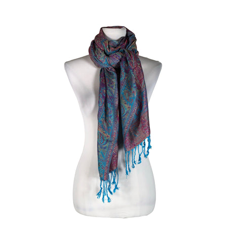 Naisten Pashmina - Huivi, koko Maxi - Sininen ()