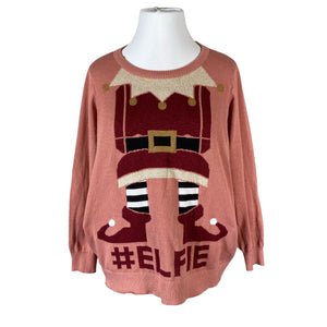 Naisten Zizzi - Neulepaita, koko 52 - Vaaleanpunainen (1)